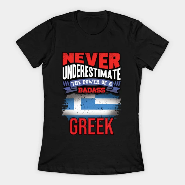 決して過小評価のパワーハメ頃ギリシアの女性のためのtシャツのプレゼントギリシャギリシャ旗遺産から根ギリシャ Tシャツ Aliexpress