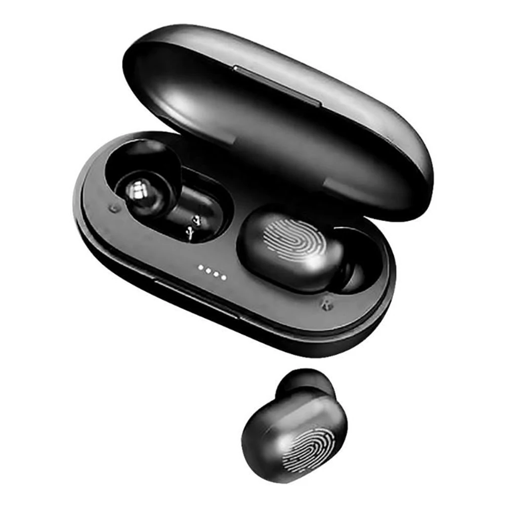 black A6x TWS Bluetooth 5,0 наушники сенсорные HD стерео беспроводные гарнитуры с шумоподавлением игровая гарнитура наушники для iPhone Xiaomi - Цвет: black