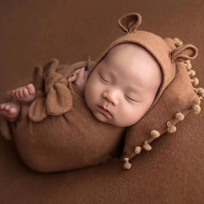 53 unidsset bebé p.A imprimir bebé recién nacido turbant 