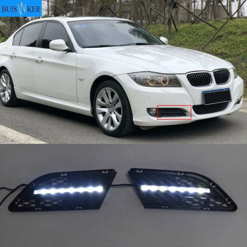 

1 пара, Автомобильные светодиодные дневные ходовые огни для BMW E90 3 серии 328i 320i 323i 325i 330i 2010 2011 2012