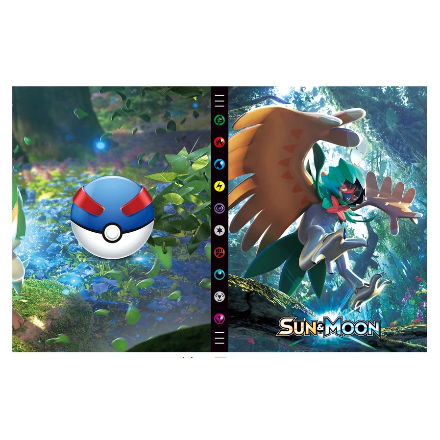 NUEVO gran tamaño 9-Bolsillo 432 Uds titular de la tarjeta de álbum juguetes colecciones tarjetas de Pokemon libro álbum de carga superior lista Carpeta para el regalo de los niños