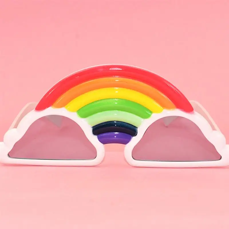 Креативные очки Rainbow Cloud Design забавные новинка вечерние реквизит для болельщиков