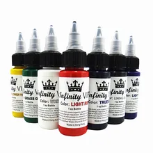 Профессиональная 7 цветов Перманентная Татуировка пигмент чернила татуировки вышивальная машина 30 мл инструменты для красоты