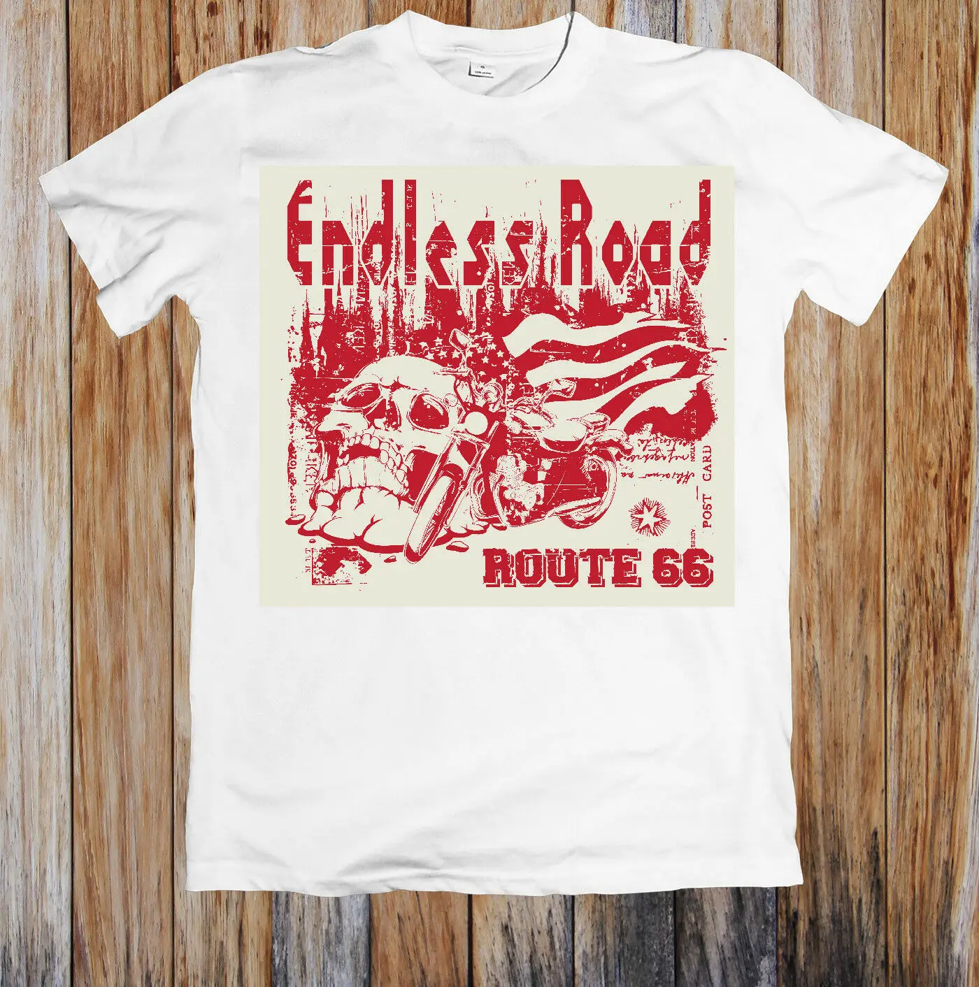 ENDLESS ROAD ROUTE 66 UNISEX T-SHIRT |
