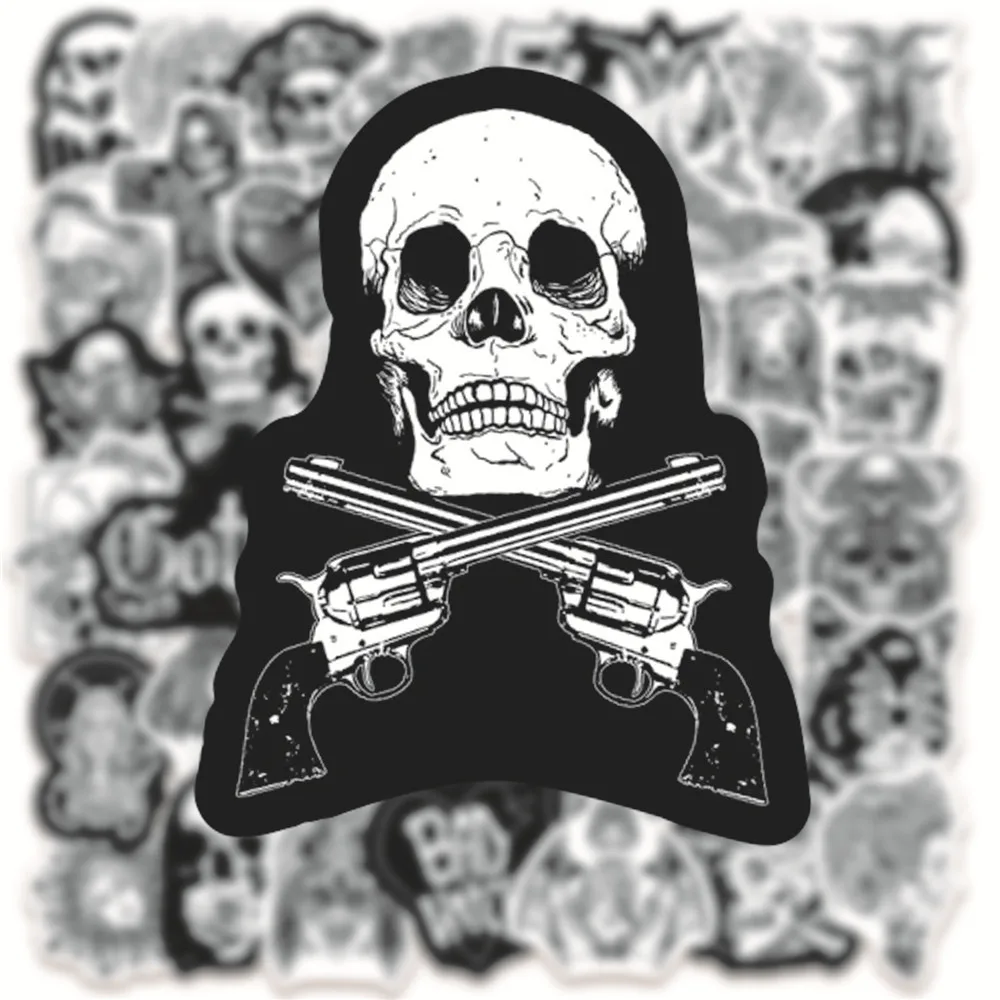 Goth Stickers Stationery Adesivos Craft Supplies Scrapbooking Material 50/100pcs For Laptop Computer decorative stickers self adhesive stickers stationery stickers paper stickers adhesive stickers diy scrapbooking accessories