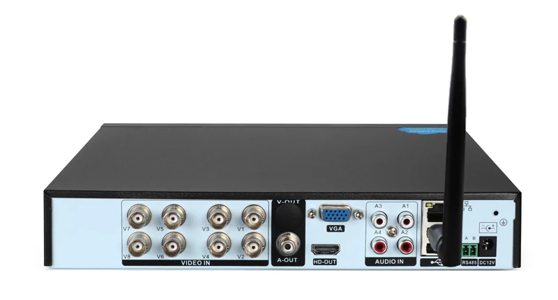 Silver Panel Face Detection Hi3531D 8 Channel 8CH 4K H.265+ WIFI Audio 6 in 1 Hybrid Coaxial XVI TVI CVI NVR AHD CCTV DVR picture 02