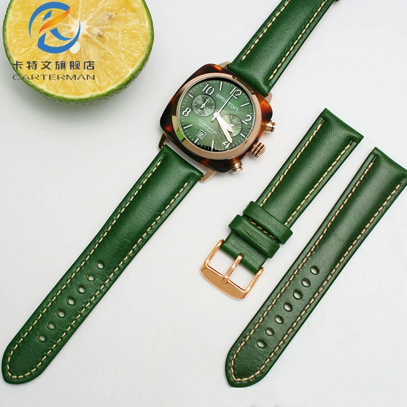 

Ремешок для часов женский из натуральной кожи, 18/20/21/22 мм, мужские ремешки для часов