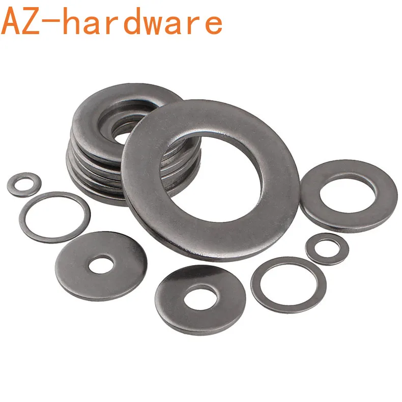 304 плоская прокладка из нержавеющей стали тонкая утолщенная большой край