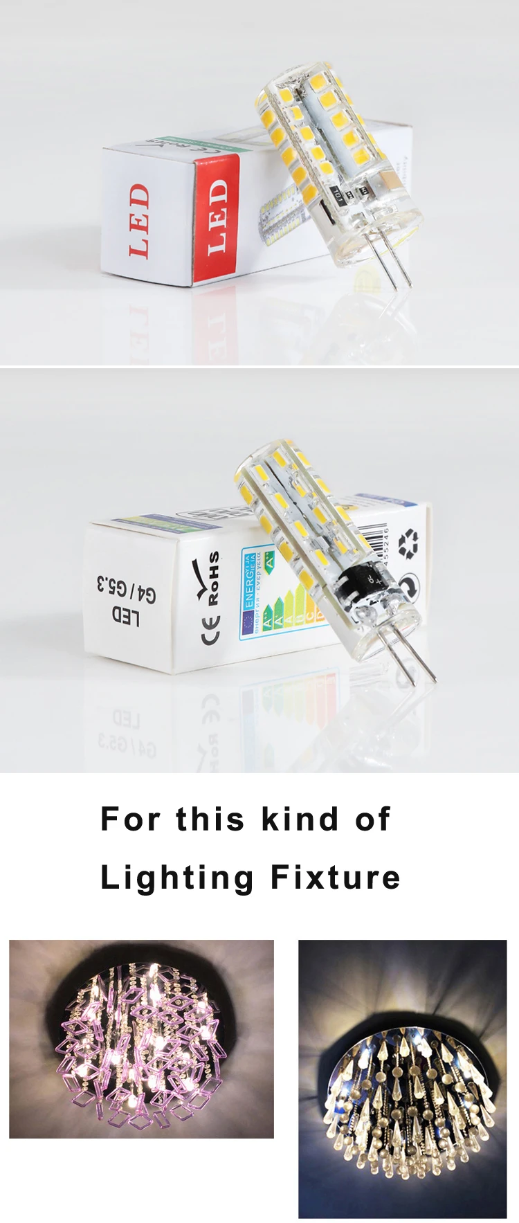 AMPOULE LED,G4 4W 220VWarm WhiteAmpoule LED G4 ACDC 12V220V, 10