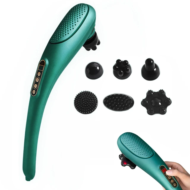 Rechargeable Hand Held Deep Massager For Muscles Neck Cordless Electric  Body Massage With Port Design Deep Tissue Back Massager - Massage Stick -  AliExpress