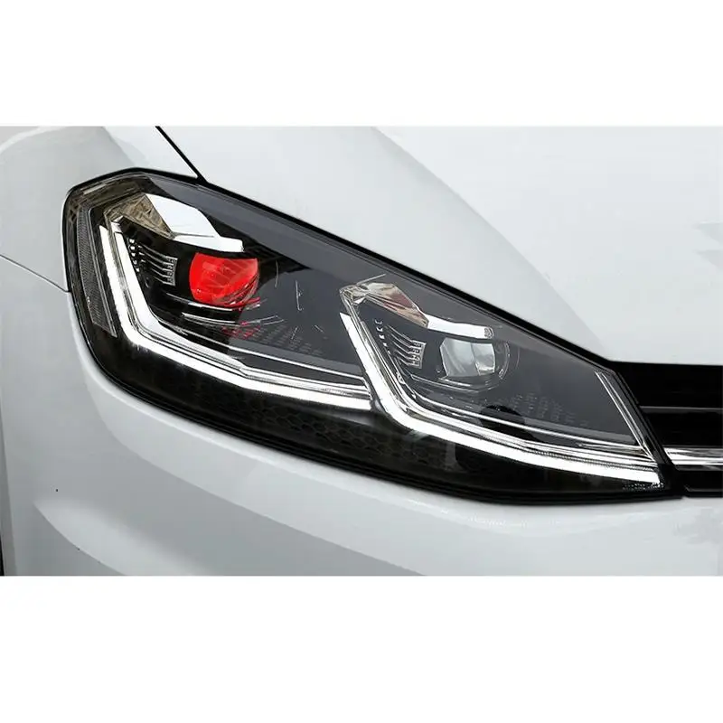 Ходовые огни Luces Para авто светодиодный Assessoires Поворотники боковые Automovil автомобильное освещение фары 18 для Volkswagen Golf 7