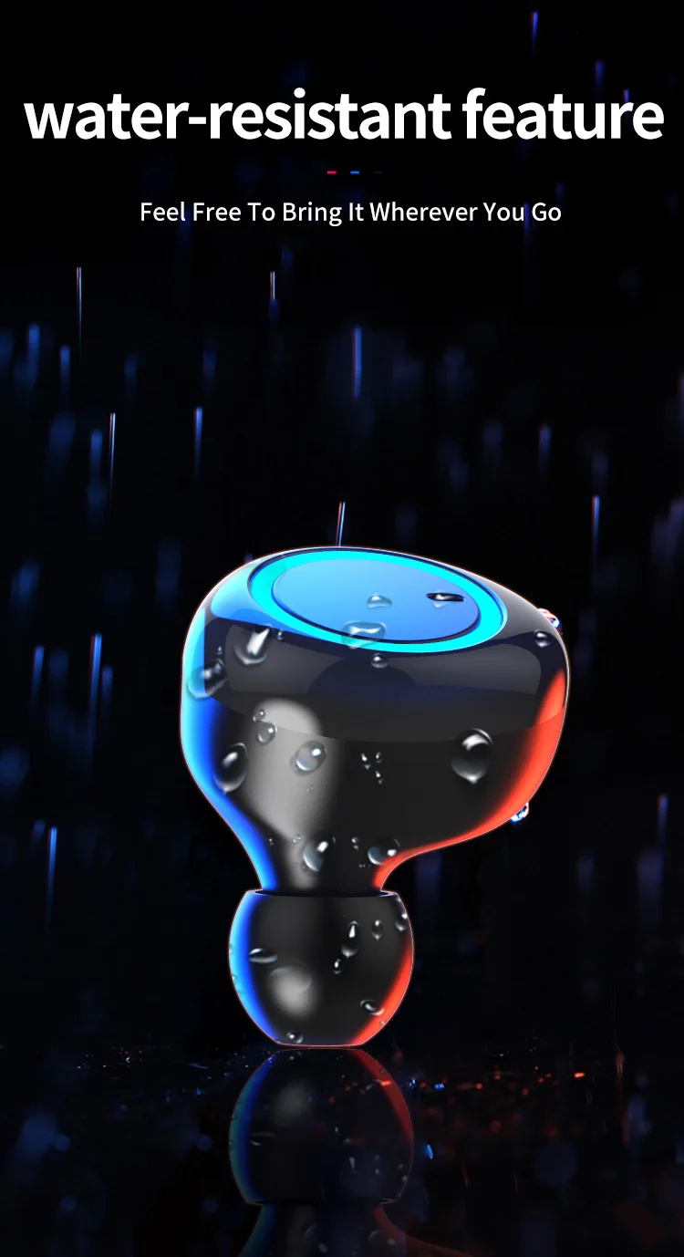 LEORY D10 TWS bluetooth 5,0 наушники беспроводные Hifi стерео Smart Touch бинауральные звонки наушники с зарядным устройством