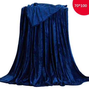 

Super Soft Keep Warm Flannel Blanket Large Size Solid Color Home Sofa Bedding Office Car Blanket Home Supplies Solid Blanket