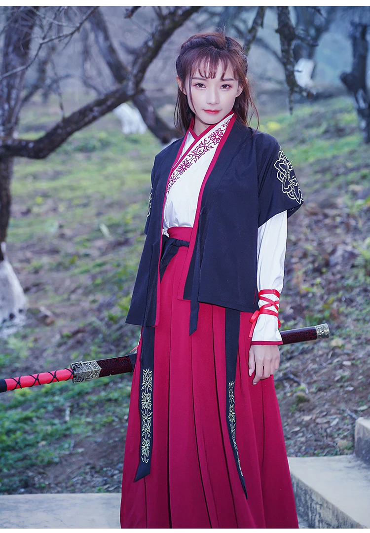 Традиционный китайский Hanfu взрослый китайский костюм Сценические костюмы мужской костюм династии Тан Классическая танцевальная одежда шоу платье DN4130