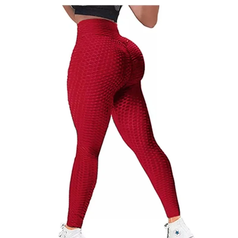 Push Up Leggings Women Sport Fitness High Waist Leggins Sexy Butt Lifting Solid Color Jeggings Workout Gym Capri Tights Pants 12