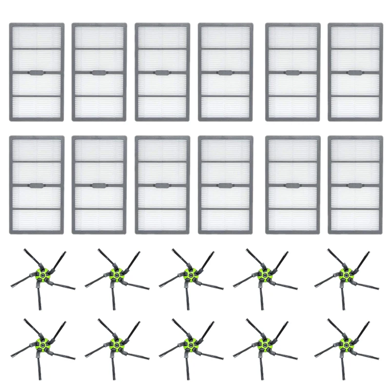 

Replacement Kit Compatible with IRobot Roomba S9(9150),S9+(9550) S Series Robot Vacuum Cleaner (12 Filters and 10 Side Brushes)