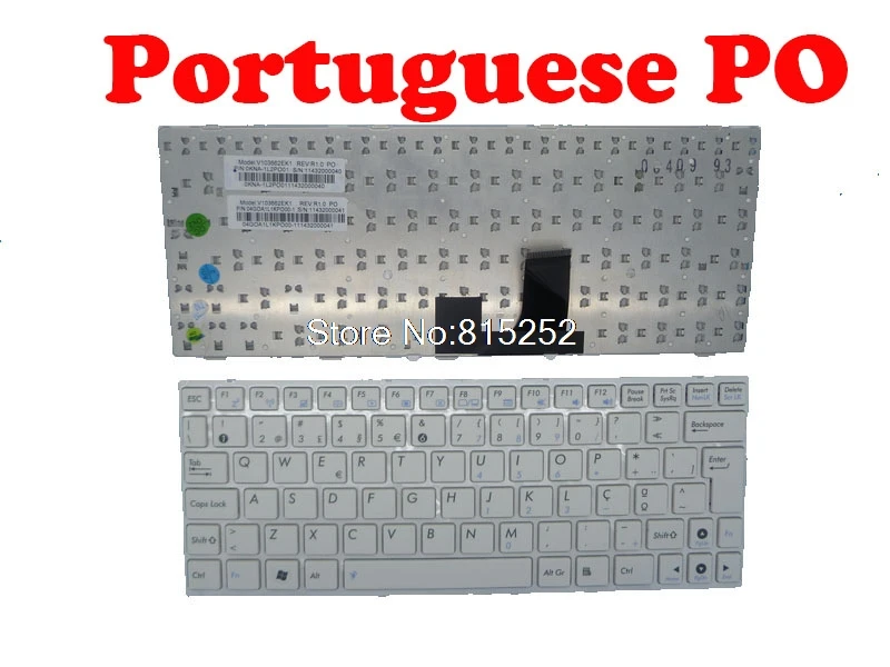 Клавиатура для ноутбука ASUS EPC 1005HA 1008PE 1002HA V103662ES1 0KNA 1L2US01 04GOA1LKUS00 1 MP 09A33US 5283 1422