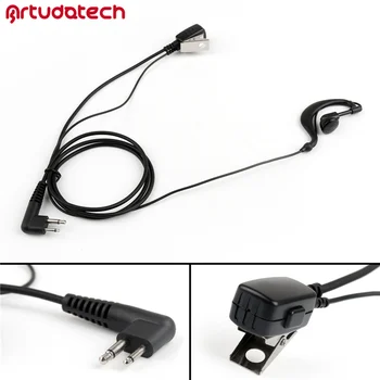 

Artudatech Security G-Shape Hanging Headset Earpiece 2 Pin Mic Motorola Radio For CP140 CP040 GP300 XTNI CP 040 140 GP 300