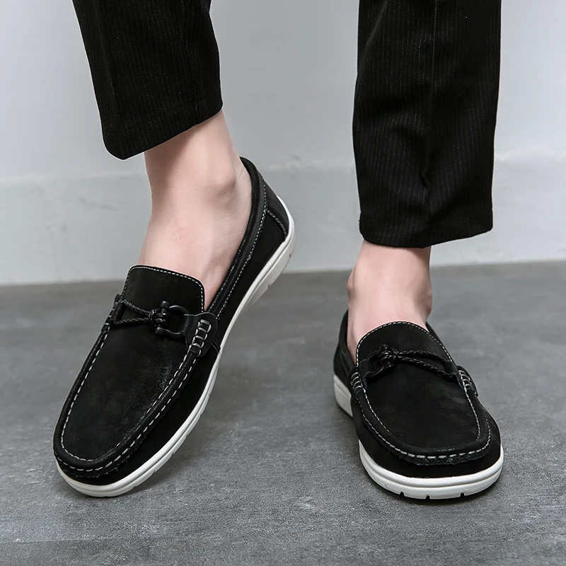 Fashion Men Shoes Formal Dress Vintage Casual Genuine Leather Shoes Business Wedding Oxfords Designer Brogue Office Shoes Men