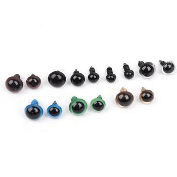 

264pcs 6-12mm Eyes Colorful Making Plastic For Teddy Bear Felting Plush Toy Stuffed Animals Set Dolls Accessories Safety DIY