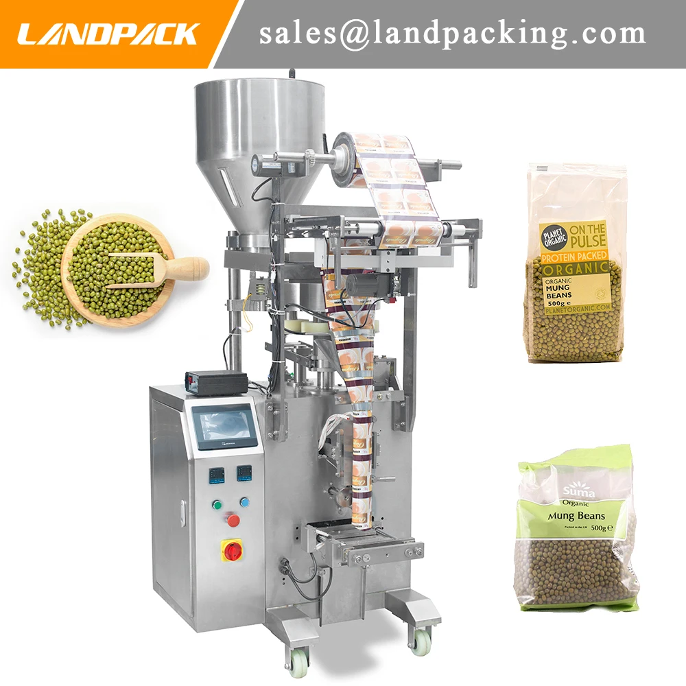 

Green Bean Vertical Form Fill Seal Packing Machine Beans Packaging Equipment