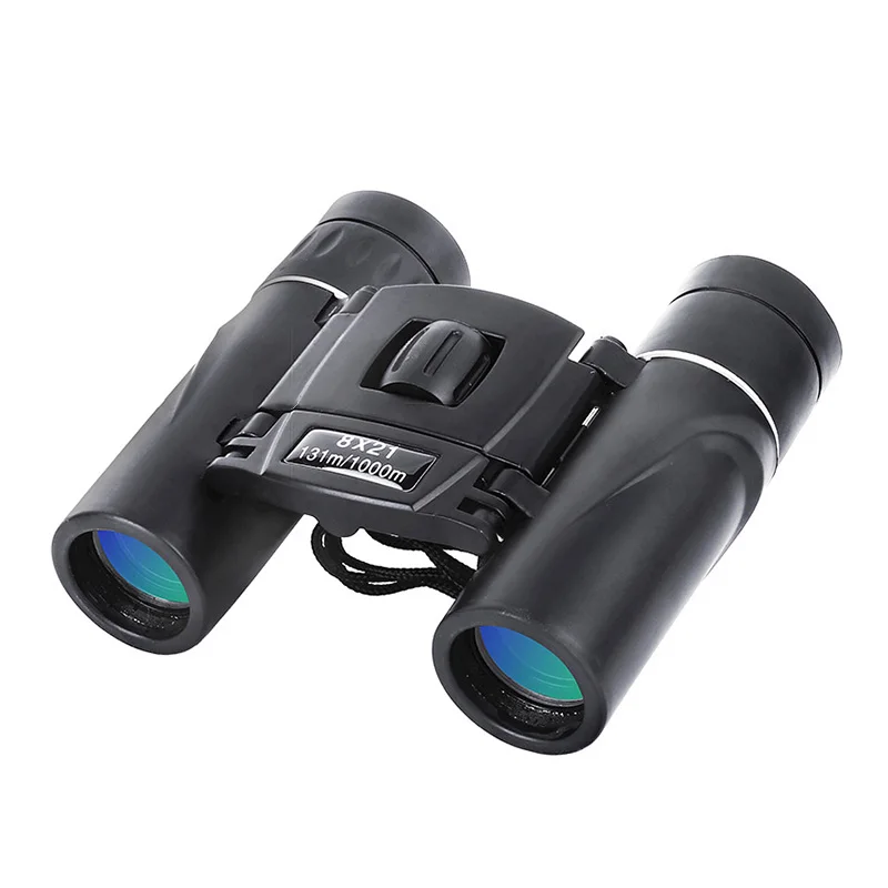 Black Binocular Military Army Optics Lens Mini Zoom Long Range Folding