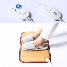 Водонепроницаемый Электрический зимний Домашний напольный коврик для ног для офиса унисекс коврик с подогревом водонепроницаемый нескользящий карбоновый кристалл