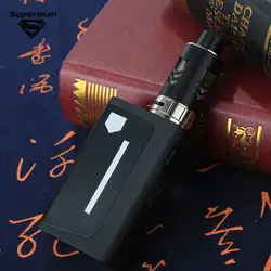 Новое поступление 150 Вт Vape Комплект система циркуляции воздуха 0,91 дюймов ЖК-дисплей с верхним наполнением 2200 мАч Vape Mods стартовые комплекты