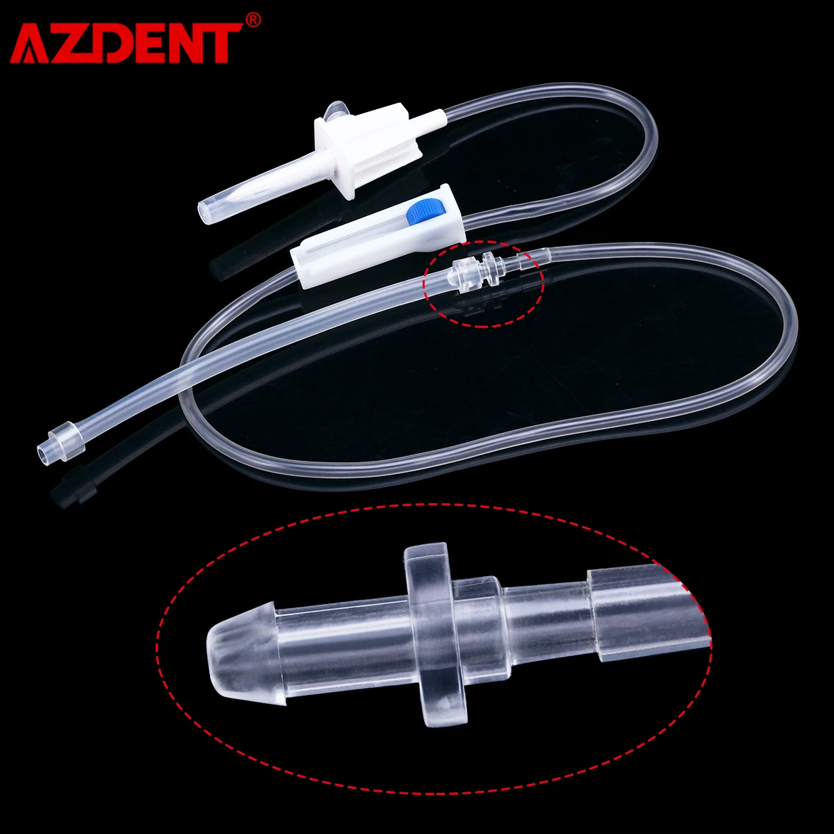 Zahnimplantat-Spülschlauch, Mundspülung, Einwegschlauch-Set, Schlauch-Set, 116,14 Zoll, passend für COXO C-SAILOR / AZDENT A-CUBE – Detail 5