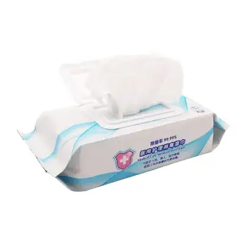 

25/80pcs/pack Medical Wipes Disinfection Sterilize Antiviral Disposable Cleaning Wet Paper Towels Home Portable Alcohol Tissues