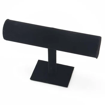 

Ornaments Showing Holder Leather Jewelry Organizer Watch Display Stand Single Layer Bracelet Rack Head Flower Headband Displayer