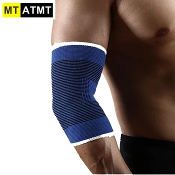 

MTATMT 1Pair Fitness Elastic Elbow Brace Compression Support Sleeve for Tendonitis, Tennis Elbow, Golf Elbow Support