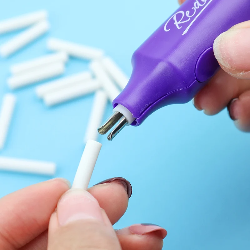 Redeme 2527 Electric Eraser Battery Powered Rubber And Refills