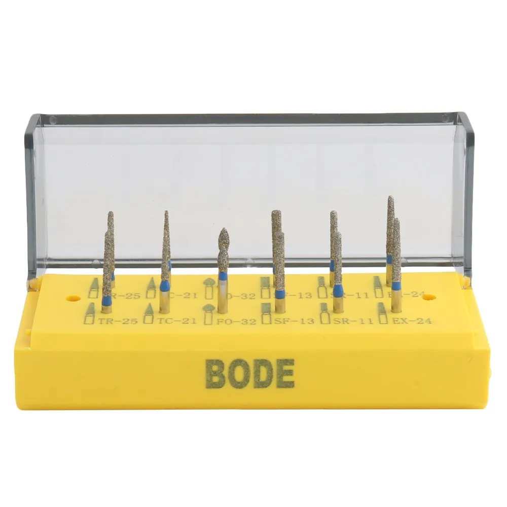 

1 комплект (12 шт.) Стоматологические алмазные боры, профессиональные стоматологические боры