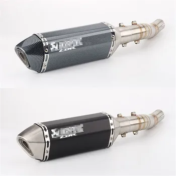 

Motorcycle modified exhaust pipe muffler CBR300R exhaust pipe CBR300R middle section CBR300 small hexagon