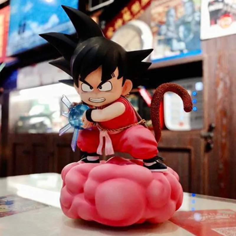 Dragon Ball Z открытый циррус детство Гоку Kamehameha 1/6 ГК смолы сцены Статуя Фигурка модель для детей подарок игрушка X3562