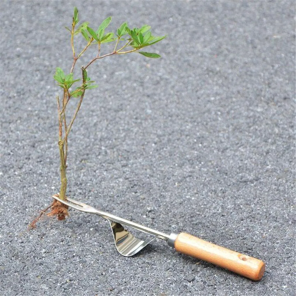 1 шт. ручная вилка для прополка металлический ручной садовый Деревянный инструмент для копания инструмент для прополки садовые инструменты для выкапывания#15