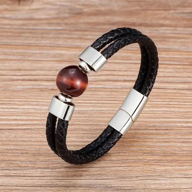 Red Tiger Eye-Silver