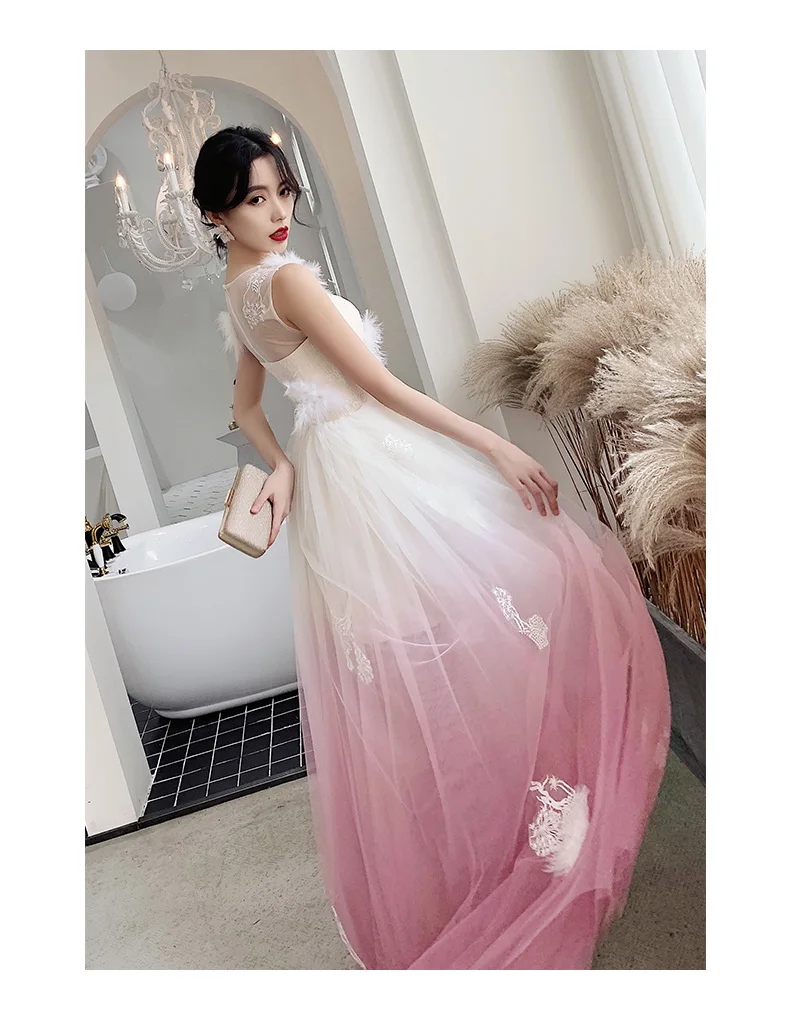 Элегантные розовые вечерние платья, длинные 2019 трапециевидные вечерние платья без рукавов для торжественных случаев, женские платья для