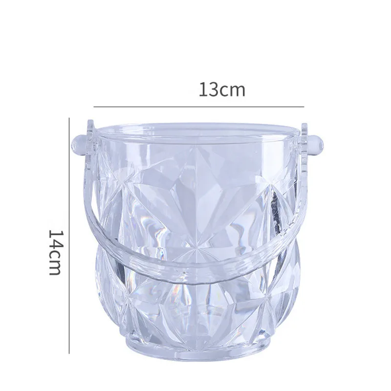 Ice bucker 1 Охладитель вина ведро льда щипцы для льда шампанское прозрачный для пива напитков бар поставки - Цвет: Ice bucker 1