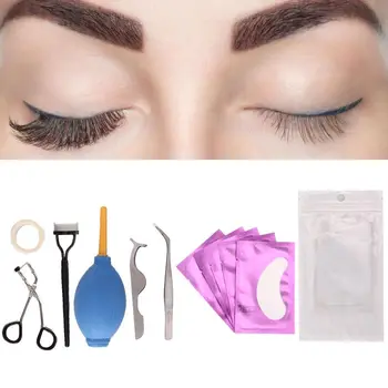 

12pcs Eyelashes Extension Practice Kit False Eyelashes Grafting Eyelash Exercise Tools Kit Makeup Tool Kits Make up Accessories