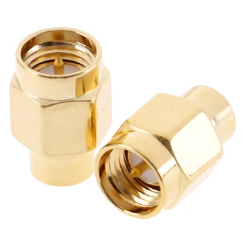 

2pcs 2W 6GHz 50 ohm SMA Male RF Coaxial Termination Dummy Load Gold Plated Cap Connectors Accessories High frequency