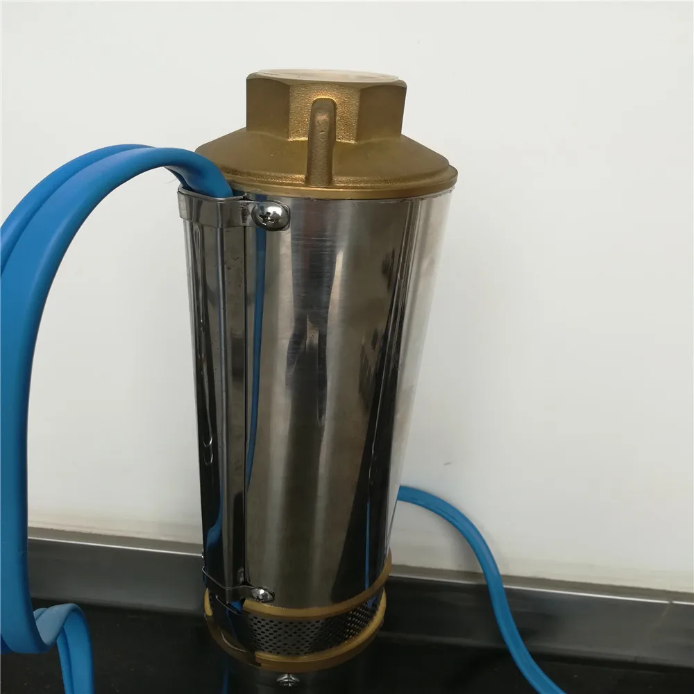 Центробежные погружные солнечные насосы из нержавеющей стали 6G49/42-D216/3000 288V 42M 3000W солнечной энергии 3600W 49m³/H 3 ''/4" выход