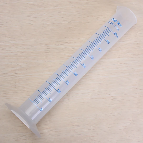 Lab Clear  Graduated Cylinder Measuring Cup Beaker Flask 500ml