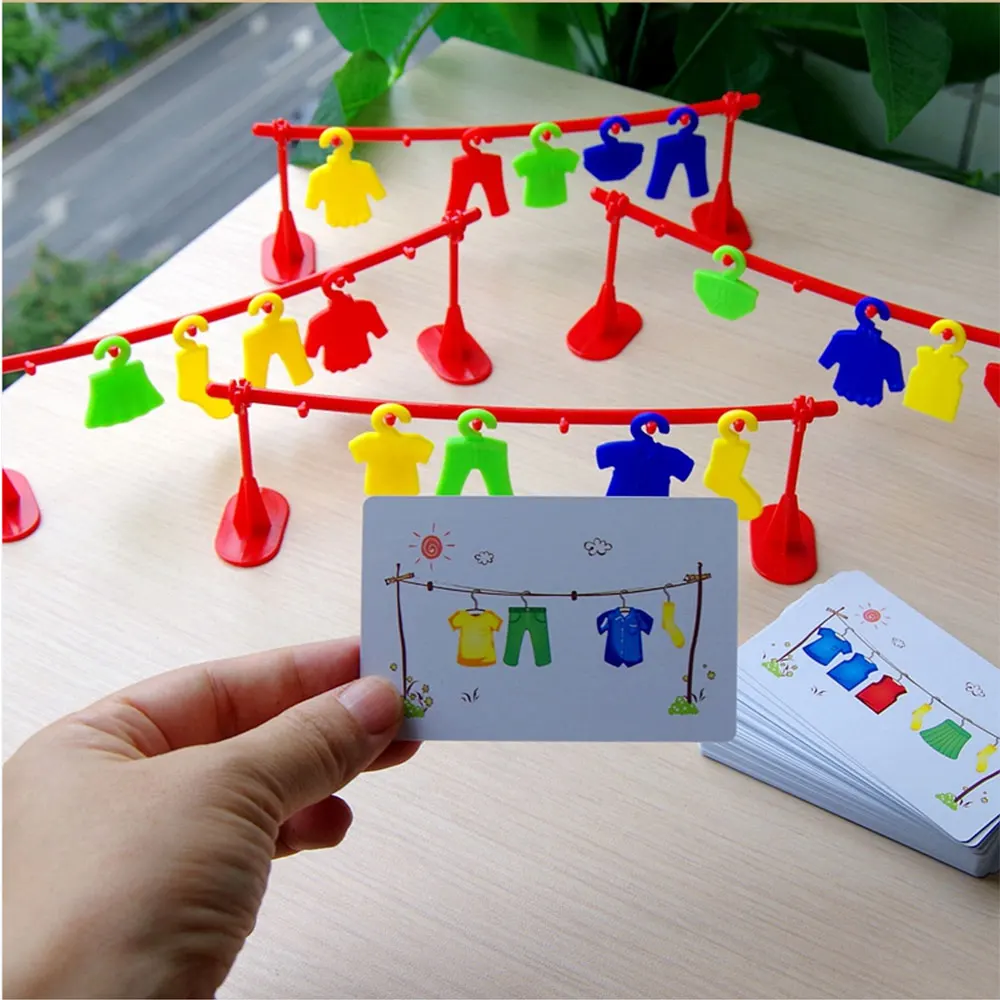 

Multiplayer Play Clothes Contest Party Board Game Logic Training Parent-child Interaction Children's Educational Toys