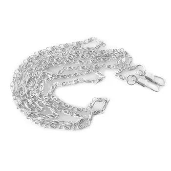 

120cm Metal Chain for Handbag Shoulder Bag Delicate Purse Handle with 2 Buckles M5TE