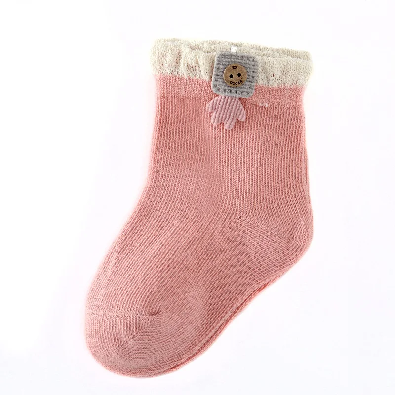 1 пара носков для малышей, аксессуары для мальчиков и девочек с рисунками, декоративные носки, хлопковые детские носки, мягкие носки для новорожденных, одежда, аксессуары - Цвет: AKW-05