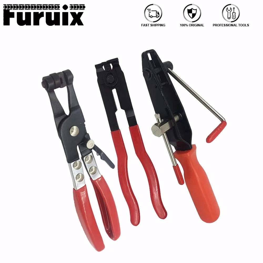 1/3Pcs CV Joint Boot Clamp Pliers Car Banding Hand Tool Kit Set For Use MultiFunctional With Coolant Hose Fuel Clamps Tools