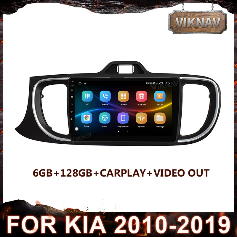 

Car Radio Android 2 din For KIA 2010-2019 autoradio GPS Navigation Multimedia Player 8 Core HD Screen Stereo Tape Recorder