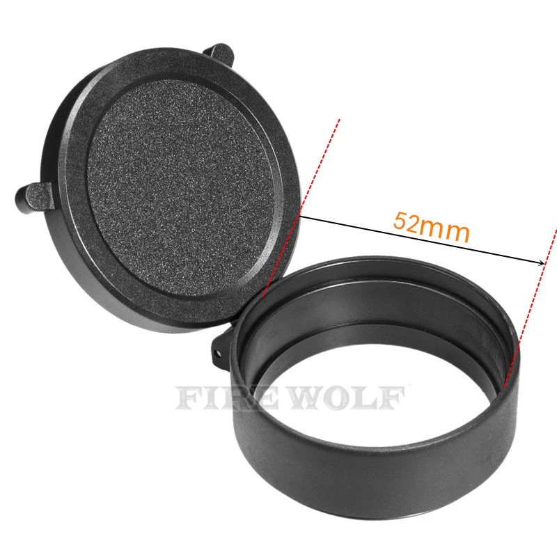 Enhanced Rifle Scope Protective Lens Cover - Quick Flip Spring-Loaded Cap